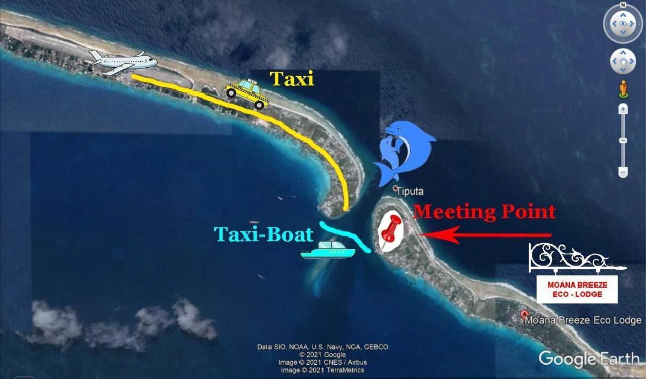 Moana Breeze Rangiroa - Rental Car Included - Air Conditioning - Wi-Fi Tiputa 外观 照片